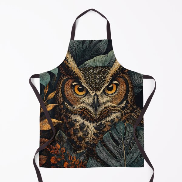 Item preview, Mystic Owl Jungle Vintage Illustration designed and sold by RkskArt.