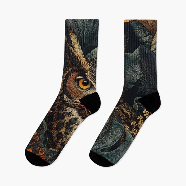 Item preview, Mystic Owl Jungle Vintage Illustration designed and sold by RkskArt.