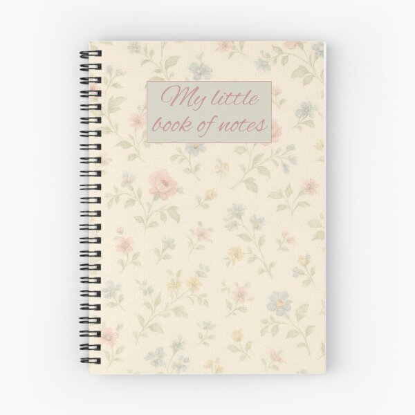 Item preview, A pretty and delicate muted floral notebook designed and sold by SI-GER.