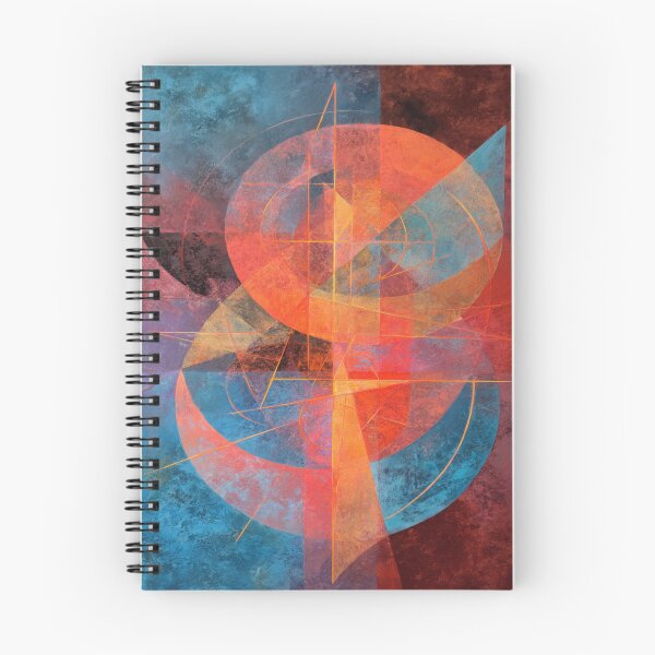 Item preview, Vibrant Geometric Abstraction With Distressed Texture designed and sold by Aliforall.