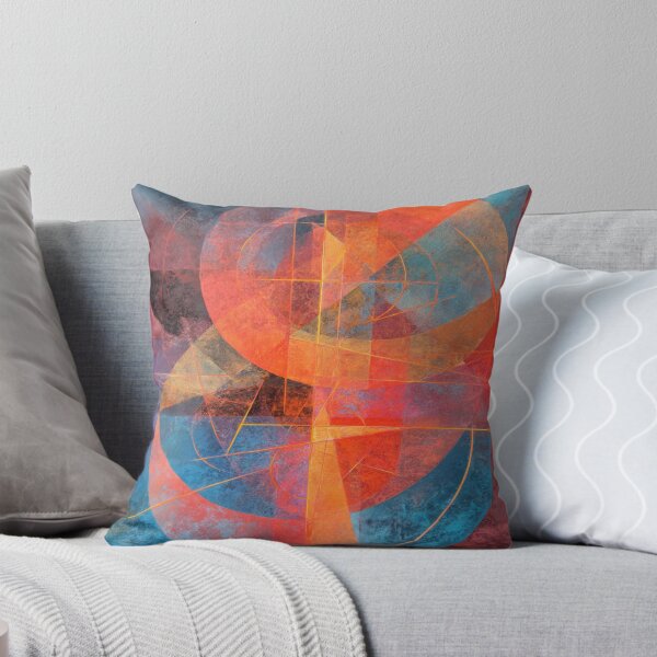 Item preview, Vibrant Geometric Abstraction With Distressed Texture designed and sold by Aliforall.