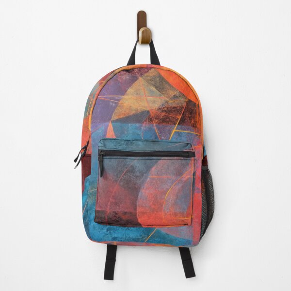 Item preview, Vibrant Geometric Abstraction With Distressed Texture designed and sold by Aliforall.