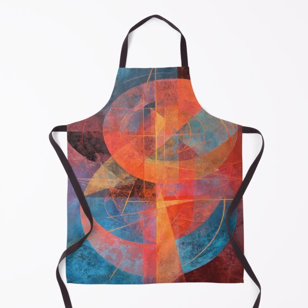 Item preview, Vibrant Geometric Abstraction With Distressed Texture designed and sold by Aliforall.