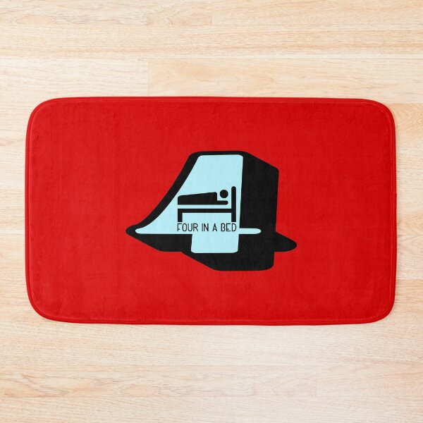 Item preview, Four In A Bed ICON (on Red) designed and sold by PawsitiveMum3.