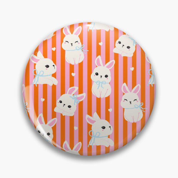 Item preview, Cute Bunny Kawaii Stripe Pattern designed and sold by jianina-alondra.