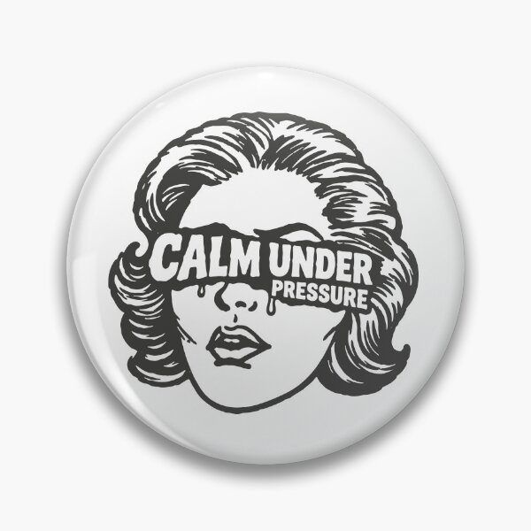 Item preview, Calm Under Pressure Retro Pinup Nurse T-Shirt designed and sold by KiwyStudio.