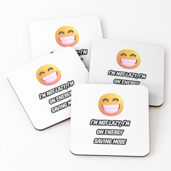 Item preview, I'm Not Lazy I'm On Energy Saving Mode Funny Emoji Design designed and sold by Jani045.