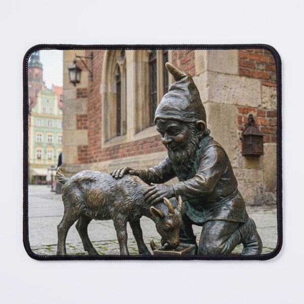 Item preview, Goat Gnome Art Print – Goat Lover Gift, Poland Travel Decor designed and sold by Purrfecta.