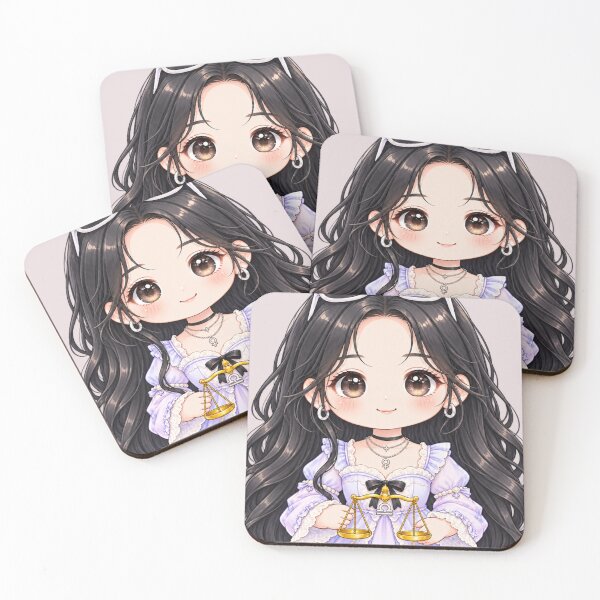 Item preview, Cute Libra Zodiac Girl – Chibi Balance Astrology designed and sold by Alcyone-Blue.