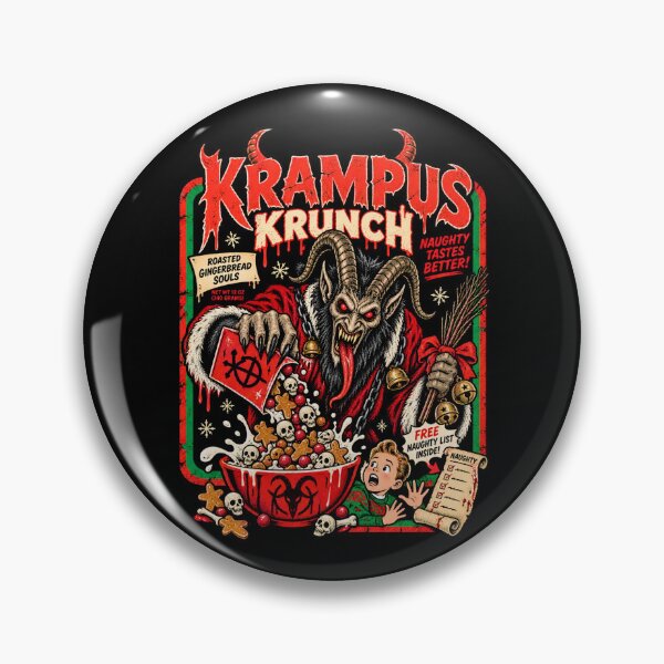 Item preview, Krampus Krunch – Naughty Christmas Dark Humor designed and sold by SidTastic .