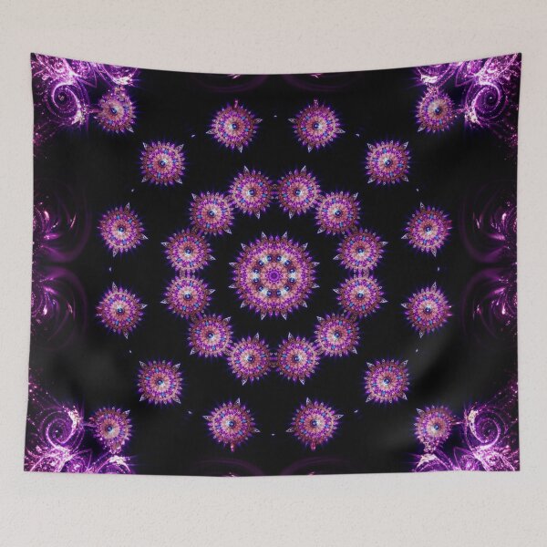 Item preview, Fractal mandala jeweled designed and sold by KingsArtworx 2.