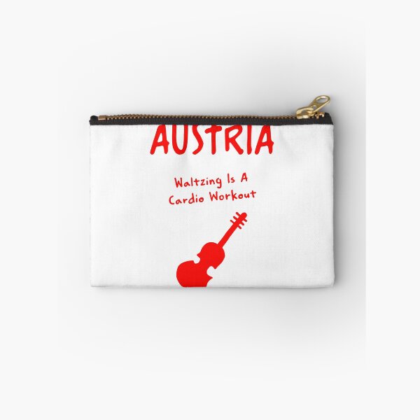 Item preview, Austria Violin Print – Waltzing Is A Cardio Workout, Funny Design designed and sold by MarkedArtPrints.
