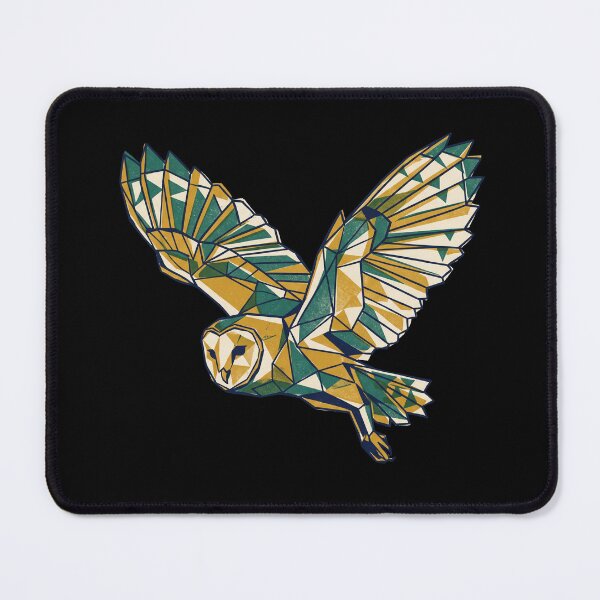 Item preview, Faceted Owl in Flight (Mid-Century Screen Print) designed and sold by Blaacklight.