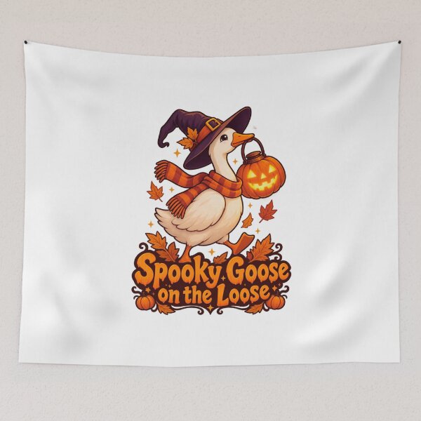 Item preview, Spooky Goose on the Loose designed and sold by LuveraxArt.