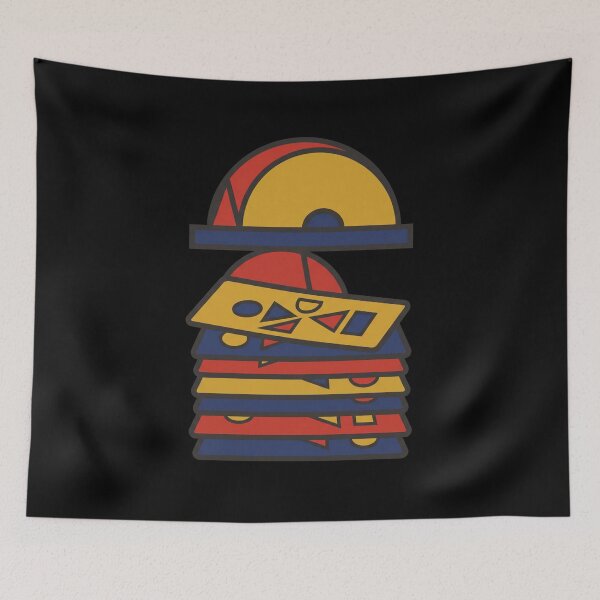 Item preview, Construction Hard Hat Tarot Bauhaus Poster designed and sold by Blaacklight.