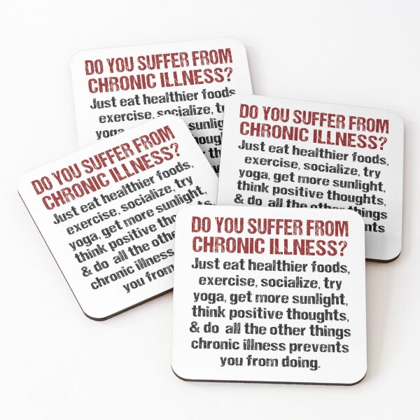 Item preview, Do You Suffer From Chronic Illness Funny T-Shirts Tees Hoodies Pins Magnets Stickers Mugs  Chronically Ill Autoimmune Disorders Humorous Gifts Spoonies designed and sold by ChronicillnessT.