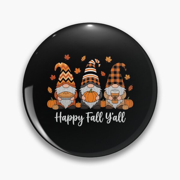 Item preview, Happy Fall Y'all  Cute Autumn Pumpkins & Gnomes designed and sold by MizoX7.