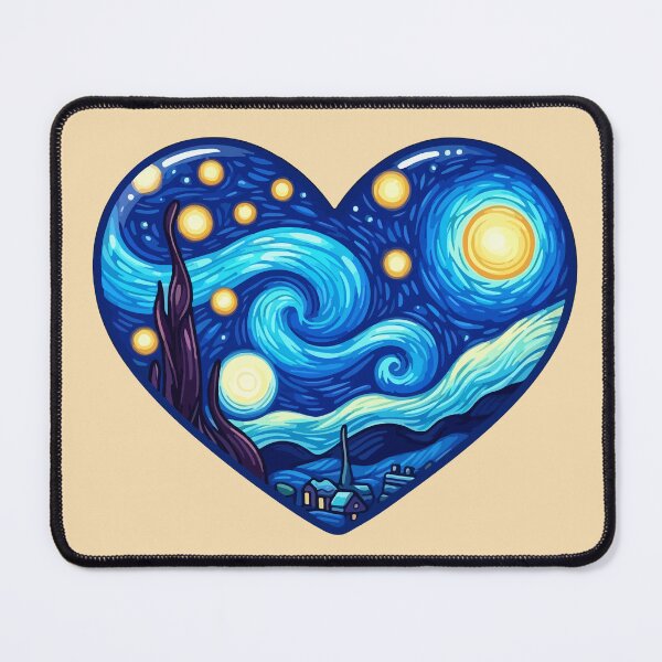 Item preview, Starry Night Ocean Heart designed and sold by Shery Printora.