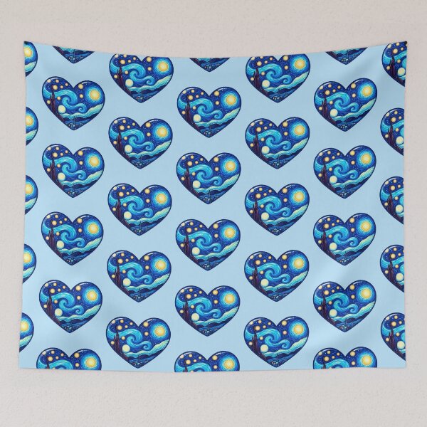 Item preview, Starry Night Ocean Heart designed and sold by Shery Printora.