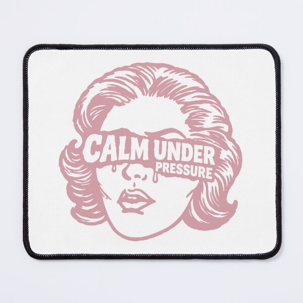 Item preview, Calm Under Pressure Nurse Tote Bag — Pink Accent Edition designed and sold by KiwyStudio.
