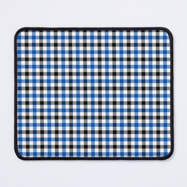 Item preview, Blue Black and White Gingham Check Design designed and sold by PatternTitan.