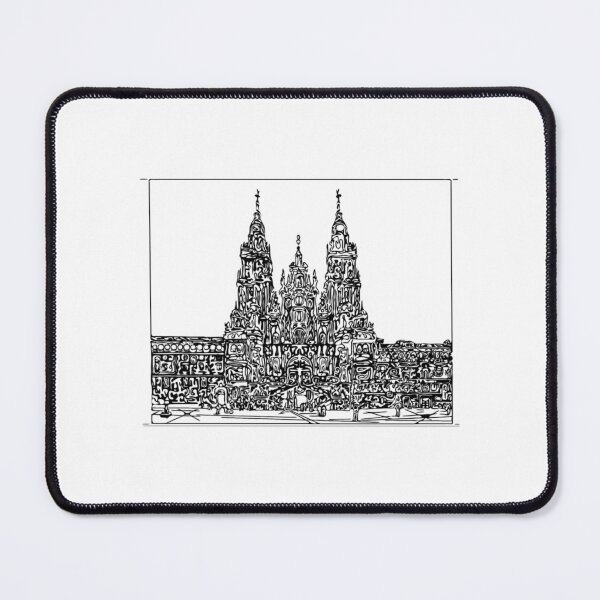 Item preview, Camino De Santiago Cathedral Of Compostela Galicia Urban Sketchers Spain designed and sold by CandelariHinkle.