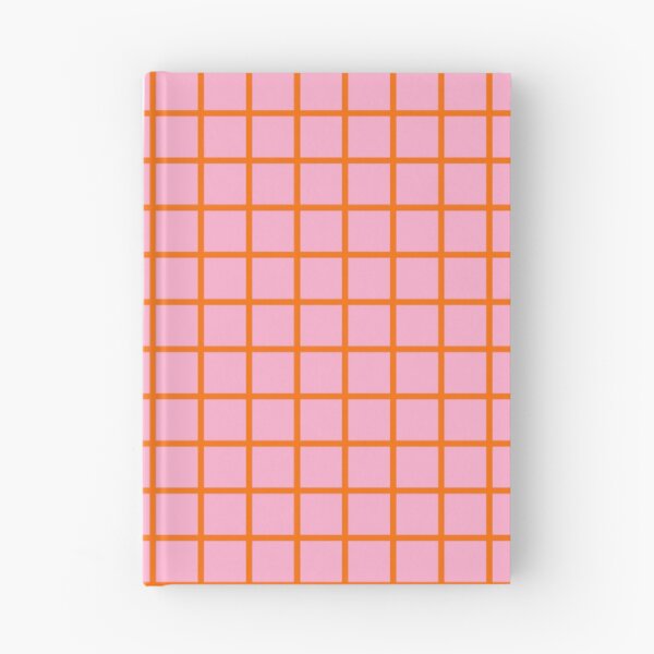Item preview, Pink Orange Grid Seamless Pattern designed and sold by jianina-alondra.