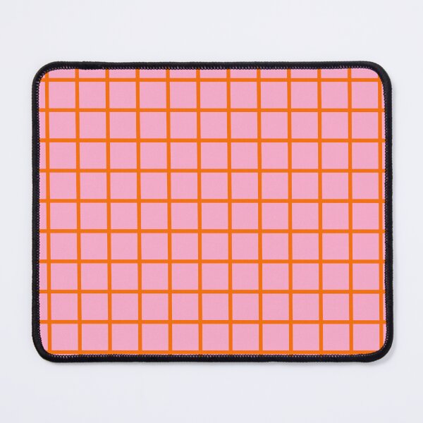 Item preview, Pink Orange Grid Seamless Pattern designed and sold by jianina-alondra.