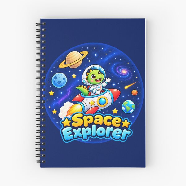 Item preview, Cute Dinosaur Space Explorer Astronaut Rocket Adventure designed and sold by TriStudio.
