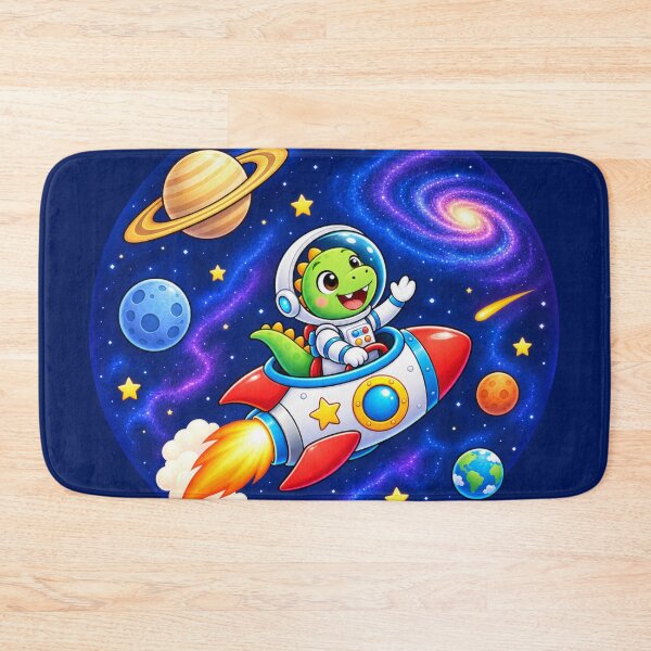 Item preview, Cute Dinosaur Space Explorer Astronaut Rocket Adventure designed and sold by TriStudio.