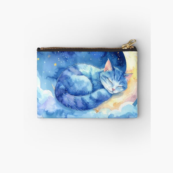 Item preview, Sleeping Cat on Crescent Moon designed and sold by BetweenForms.