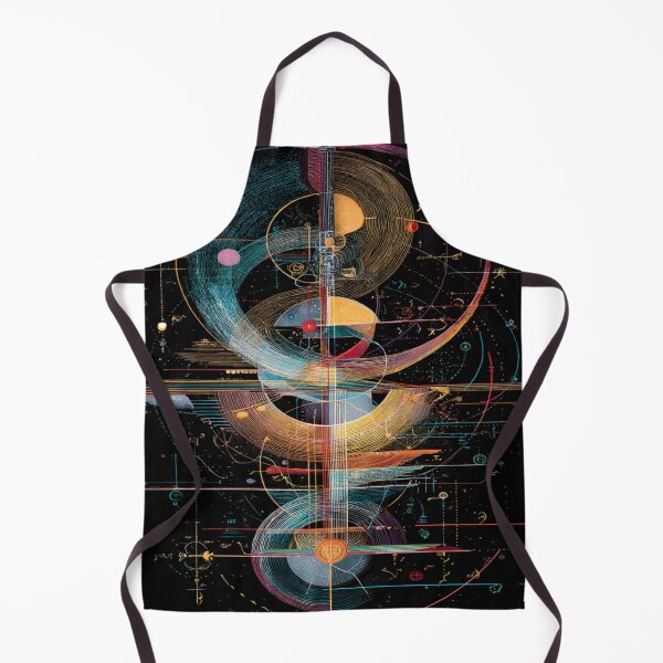 Item preview, Mystical Cosmic Diagram With Golden Orbits designed and sold by Aliforall.