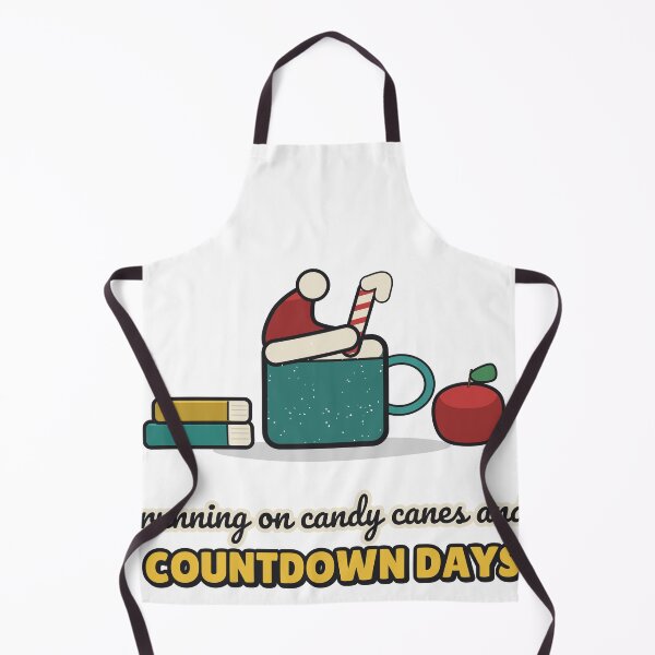 Item preview, Running on Candy Canes and Countdown Days - Funny Teacher Christmas designed and sold by BooAndBloomCo.