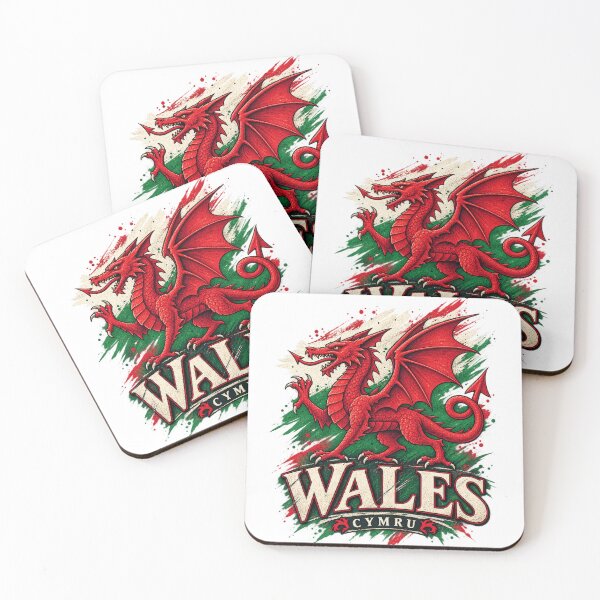 Item preview, Wales Red Dragon Heritage Art designed and sold by Larkfound Studio.