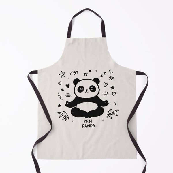 Item preview, Zen Panda Cute Meditating Yoga Doodle Kawaii Animal Art designed and sold by Cipher & Soul.