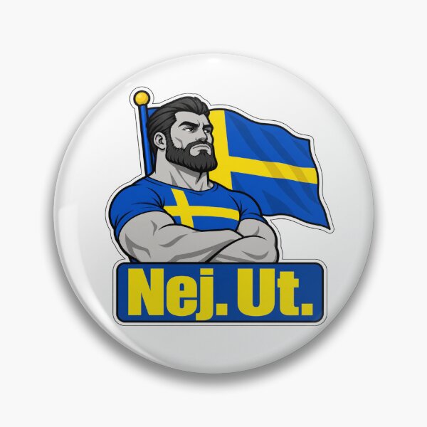 Item preview, Nej. Ut. – Gigachad designed and sold by Gör Sverige Lagom Igen.