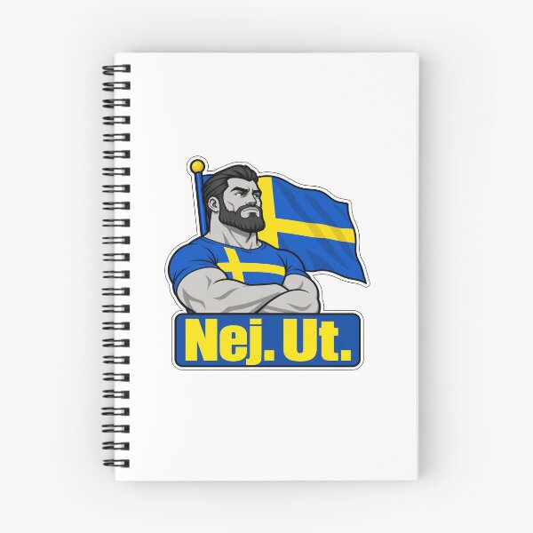 Item preview, Nej. Ut. – Gigachad designed and sold by Gör Sverige Lagom Igen.