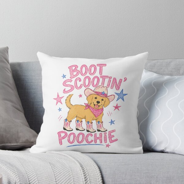 Item preview, Boot Scootin' Poochie designed and sold by coastalquillco.