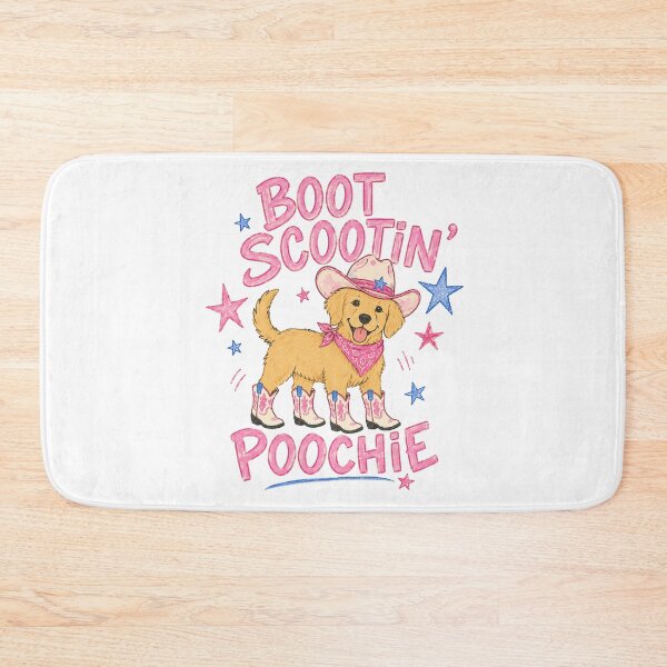 Item preview, Boot Scootin' Poochie designed and sold by coastalquillco.