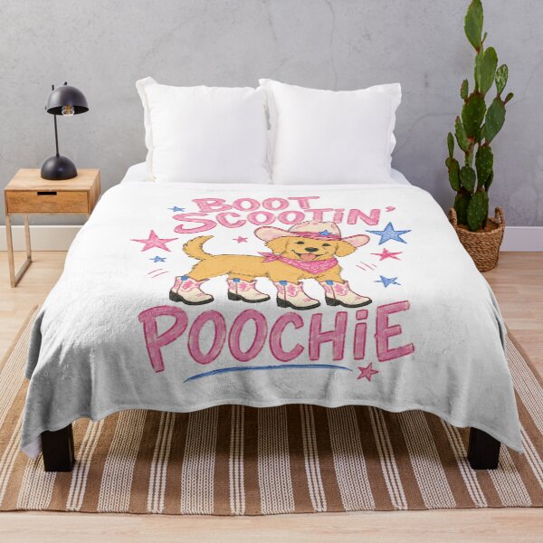 Item preview, Boot Scootin' Poochie designed and sold by coastalquillco.