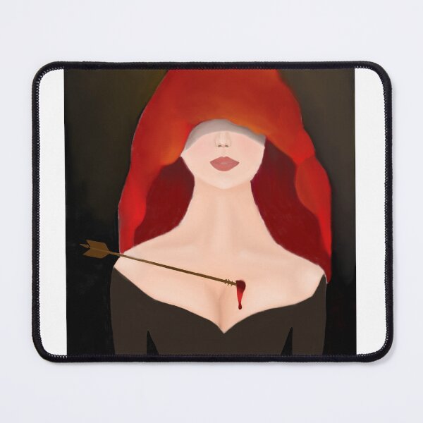 Item preview, Mysterious red hood portrait designed and sold by نجوم-42.