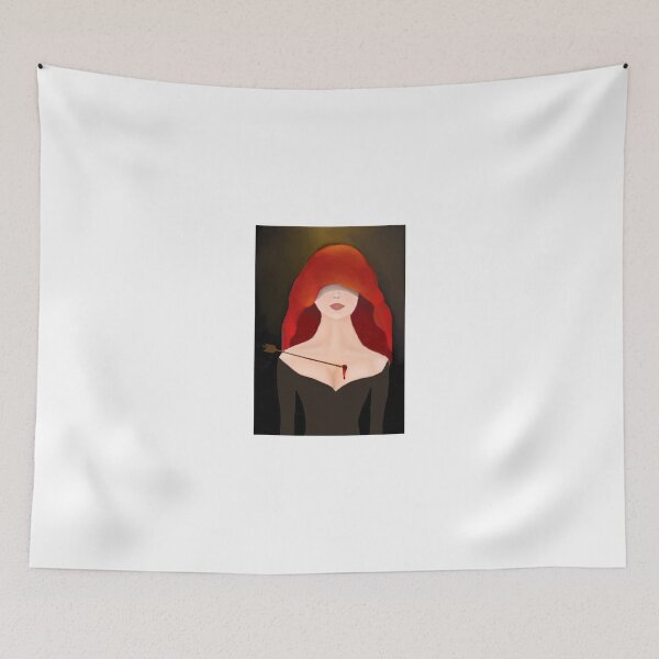 Item preview, Mysterious red hood portrait  designed and sold by نجوم-42.
