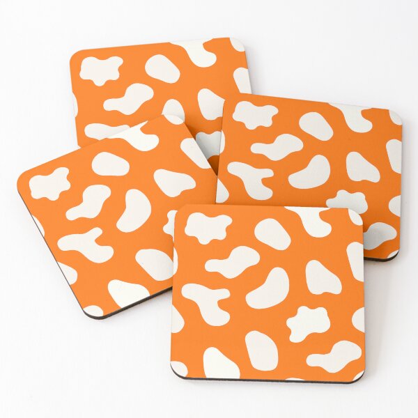 Item preview, Orange Cow Print Seamless Pattern designed and sold by jianina-alondra.