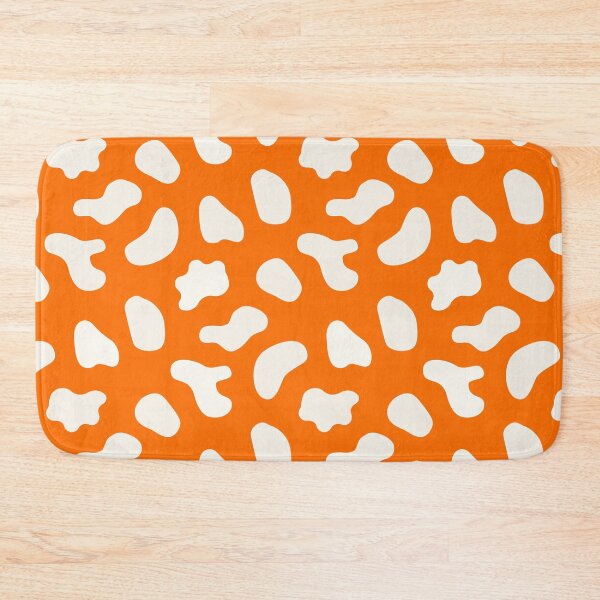 Item preview, Orange Cow Print Seamless Pattern designed and sold by jianina-alondra.