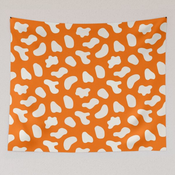 Item preview, Orange Cow Print Seamless Pattern designed and sold by jianina-alondra.