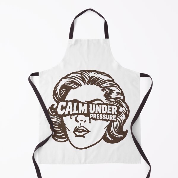Item preview, Calm Under Pressure Nurse Tee — Brown version designed and sold by KiwyStudio.