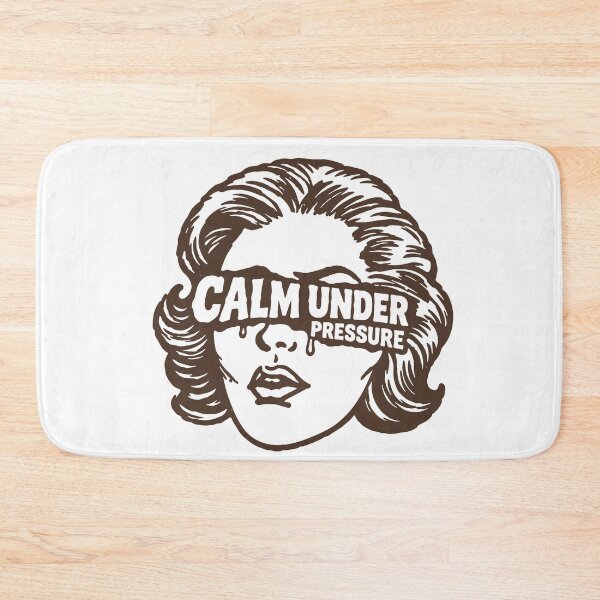 Item preview, Calm Under Pressure Nurse Tee — Brown version designed and sold by KiwyStudio.