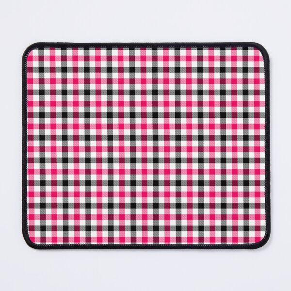 Item preview, Pink Black and White Gingham Check Design designed and sold by PatternTitan.