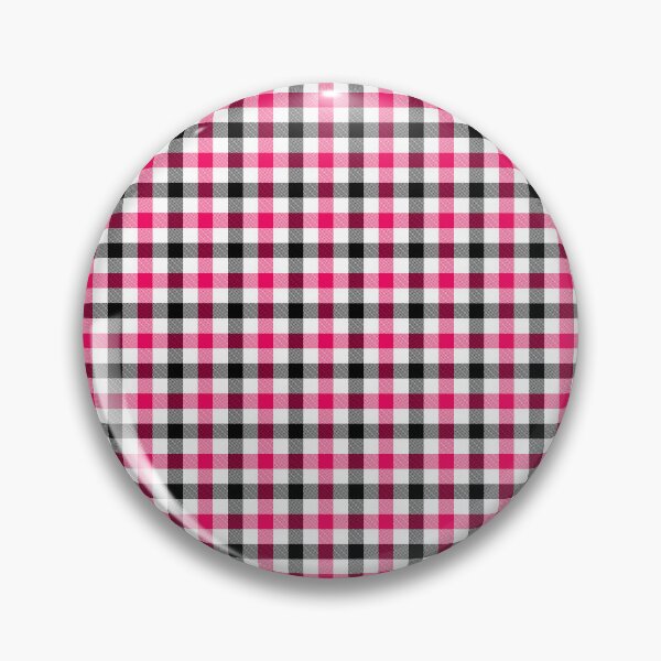 Item preview, Pink Black and White Gingham Check Design  designed and sold by PatternTitan.