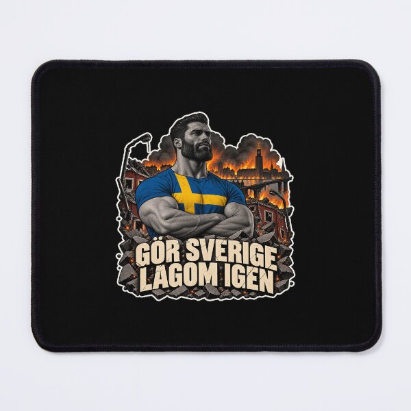 Item preview, Gör Sverige Lagom Igen – Gigachad i kaos designed and sold by Gör Sverige Lagom Igen.